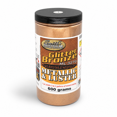 Smith's Metallic & Luster Mica Powder Pigment - Glitter Bronze — studio product photo