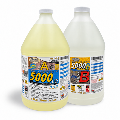 Smith's Polyaspartic 5000LO Low Odor High Solids Regular Cure Polyaspartic — 1.5 gallon kit, studio product photo