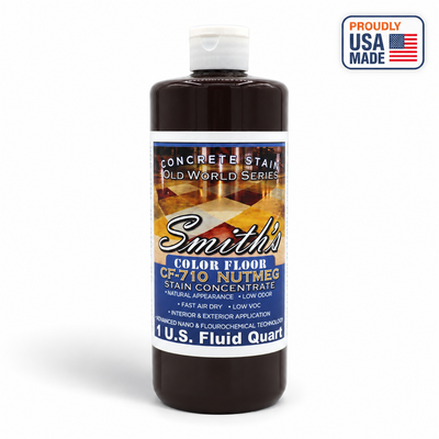 Smith's Color Floor CF-710 Nutmeg - 1 quart bottle shown - white studio product photo