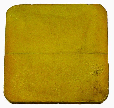 Smith's Color Floor Yellow Ochre (200) — official manufacturer concrete color sample. Actual finish varies with surface, dilution and sealer.