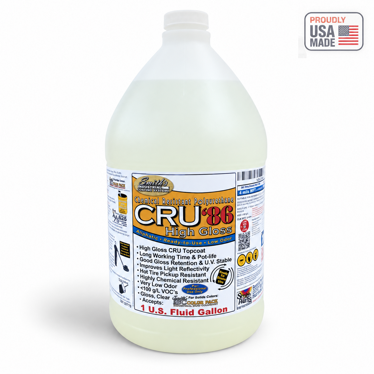 Smith's CRU'86 Chemical Resistant Aliphatic Urethane High Gloss Topcoat — Proudly USA Made