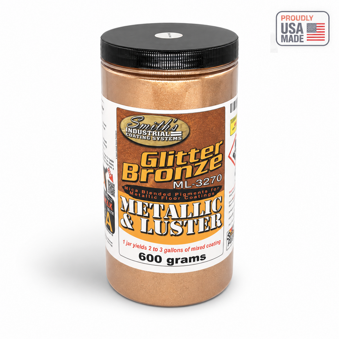 Smith's Metallic & Luster Mica Powder Pigment - Glitter Bronze — Proudly USA Made