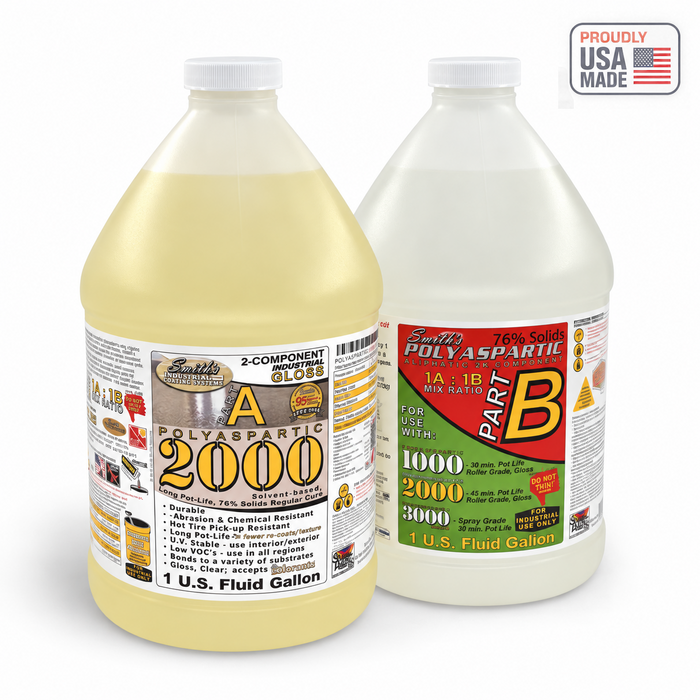 Smith's Polyaspartic 2000 Regular Cure Low Viscosity Polyaspartic — Proudly USA Made