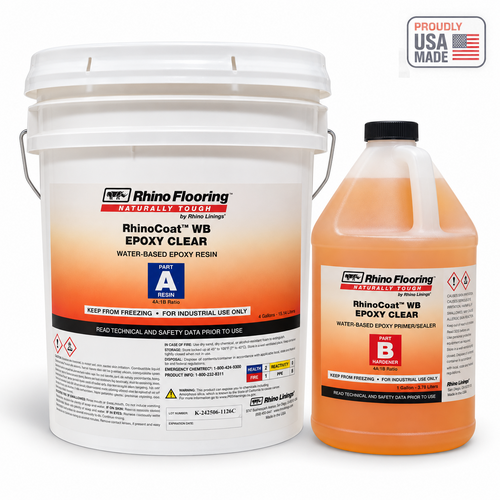 RhinoCoat WB C Water-Based Epoxy Clear — Proudly USA Made
