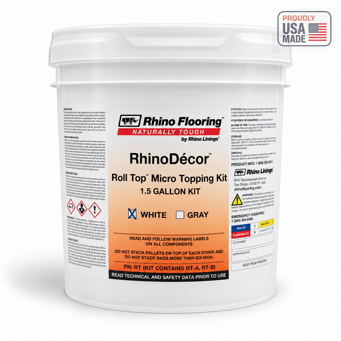 RhinoDecor Roll Top — Proudly USA Made