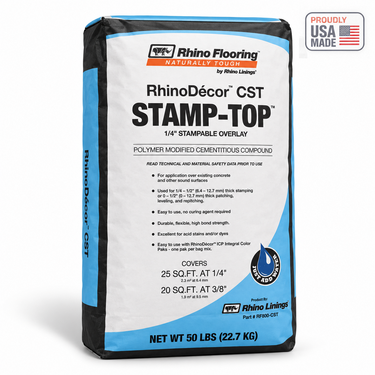 RhinoDecor Stamp Top — Proudly USA Made