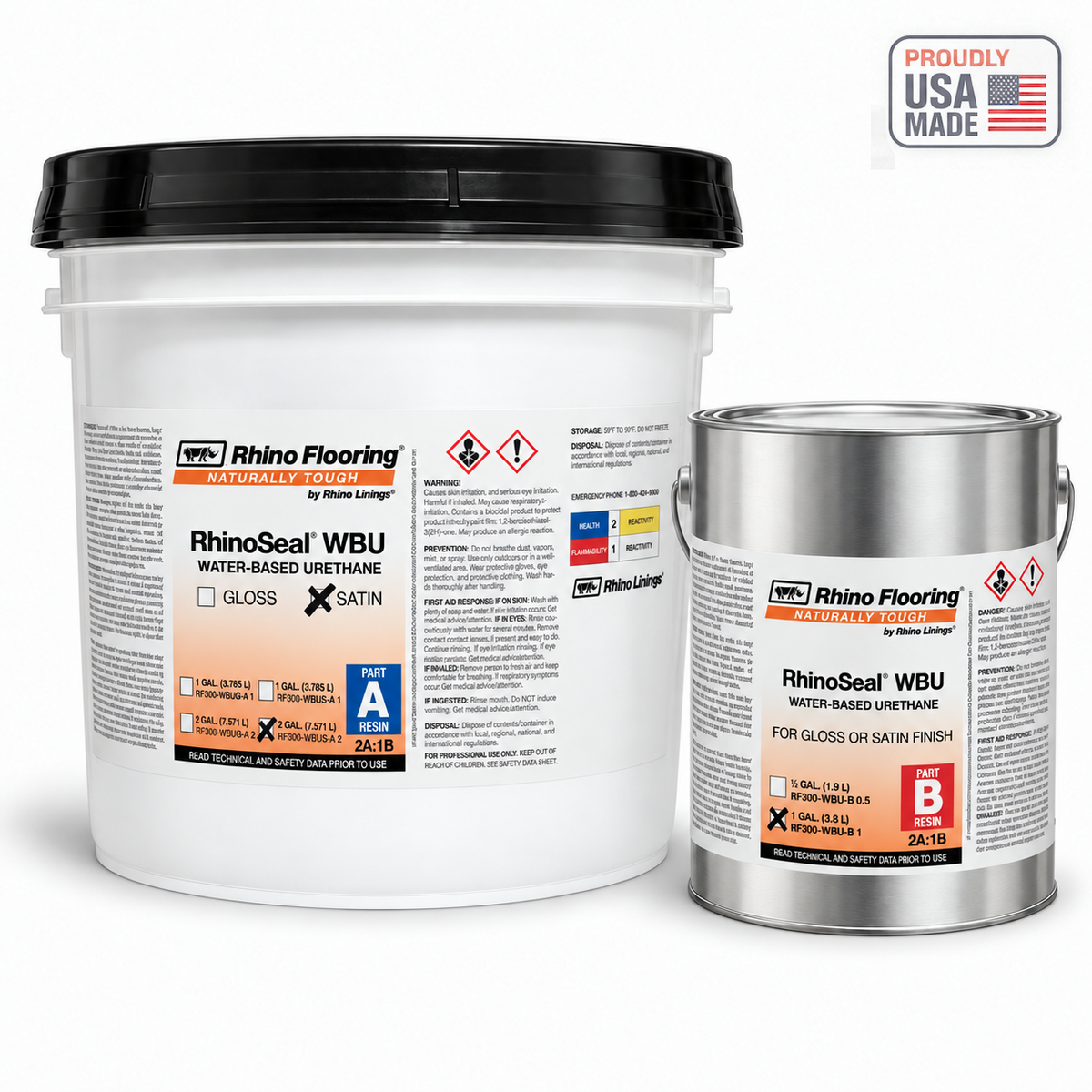 RhinoSeal WB Urethane Satin — Proudly USA Made