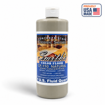 Smith's Color Floor CF-110 Natural - 1 quart bottle shown - white studio product photo