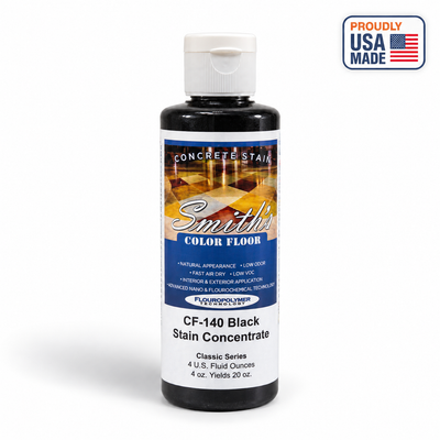 Smith's Color Floor CF-140 Black - 4 fl oz bottle shown - white studio product photo
