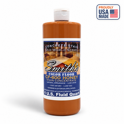 Smith's Color Floor CF-600 Honey - 1 quart bottle shown - white studio product photo
