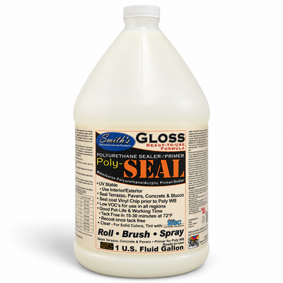 Smith's Poly-SEAL Gloss one-gallon jug on a white studio background.