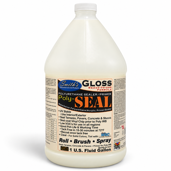 Smith's Poly-SEAL Gloss one-gallon jug on a white studio background.